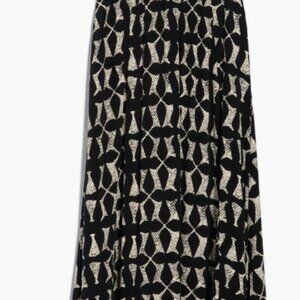 Romantic Print Maxi Skirt - Medium
